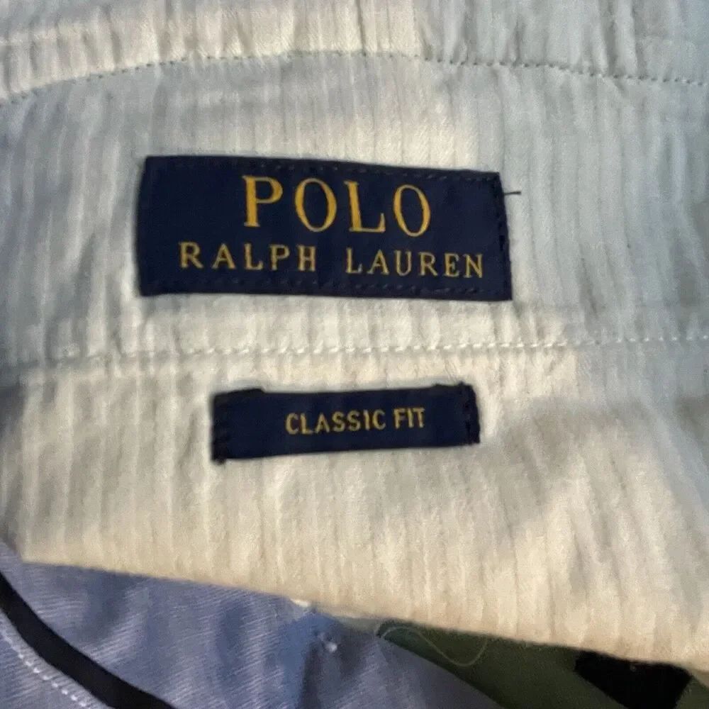 Polo Ralph Lauren Shorts Golf Classic Fit Casual‎ Light Green Mens 32 New